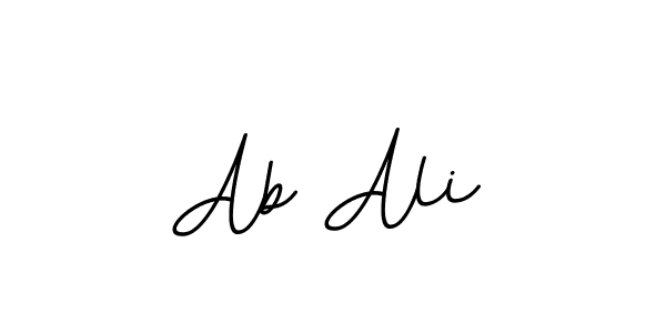 You should practise on your own different ways (BallpointsItalic-DORy9) to write your name (Ab Ali) in signature. don't let someone else do it for you. Ab Ali signature style 11 images and pictures png