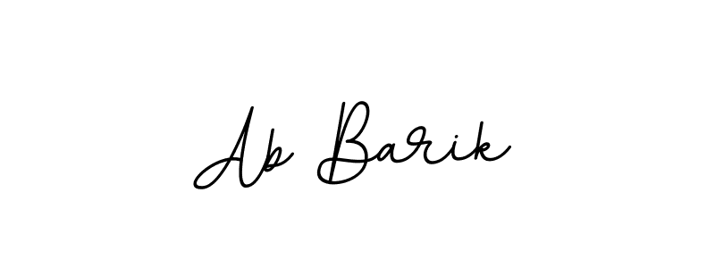 if you are searching for the best signature style for your name Ab Barik. so please give up your signature search. here we have designed multiple signature styles  using BallpointsItalic-DORy9. Ab Barik signature style 11 images and pictures png