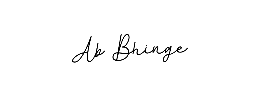 Make a beautiful signature design for name Ab Bhinge. Use this online signature maker to create a handwritten signature for free. Ab Bhinge signature style 11 images and pictures png