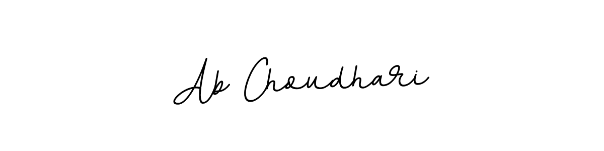 Ab Choudhari stylish signature style. Best Handwritten Sign (BallpointsItalic-DORy9) for my name. Handwritten Signature Collection Ideas for my name Ab Choudhari. Ab Choudhari signature style 11 images and pictures png