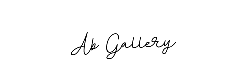 How to make Ab Gallery signature? BallpointsItalic-DORy9 is a professional autograph style. Create handwritten signature for Ab Gallery name. Ab Gallery signature style 11 images and pictures png