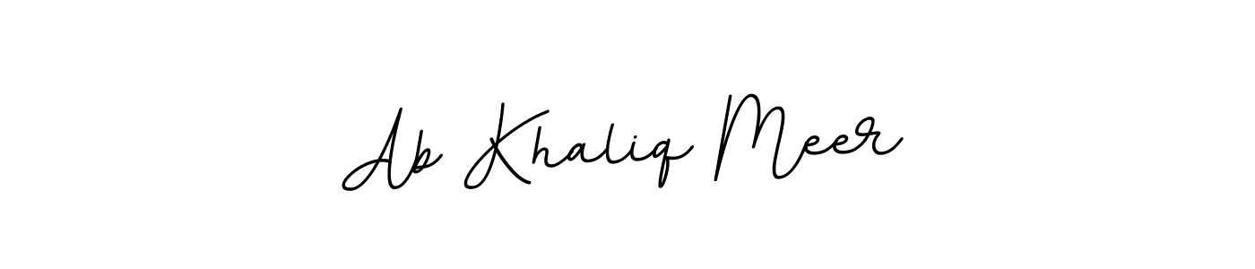 It looks lik you need a new signature style for name Ab Khaliq Meer. Design unique handwritten (BallpointsItalic-DORy9) signature with our free signature maker in just a few clicks. Ab Khaliq Meer signature style 11 images and pictures png