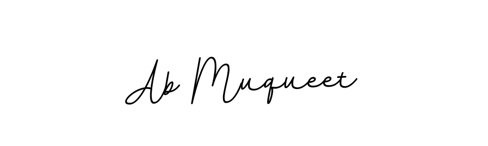 You should practise on your own different ways (BallpointsItalic-DORy9) to write your name (Ab Muqueet) in signature. don't let someone else do it for you. Ab Muqueet signature style 11 images and pictures png