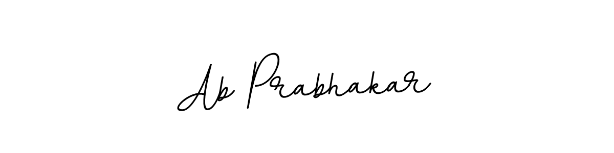 It looks lik you need a new signature style for name Ab Prabhakar. Design unique handwritten (BallpointsItalic-DORy9) signature with our free signature maker in just a few clicks. Ab Prabhakar signature style 11 images and pictures png