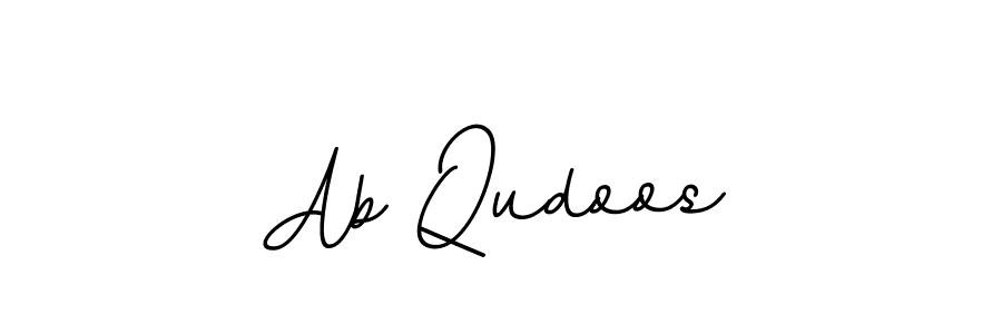 It looks lik you need a new signature style for name Ab Qudoos. Design unique handwritten (BallpointsItalic-DORy9) signature with our free signature maker in just a few clicks. Ab Qudoos signature style 11 images and pictures png