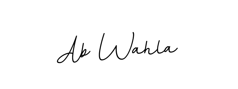 This is the best signature style for the Ab Wahla name. Also you like these signature font (BallpointsItalic-DORy9). Mix name signature. Ab Wahla signature style 11 images and pictures png