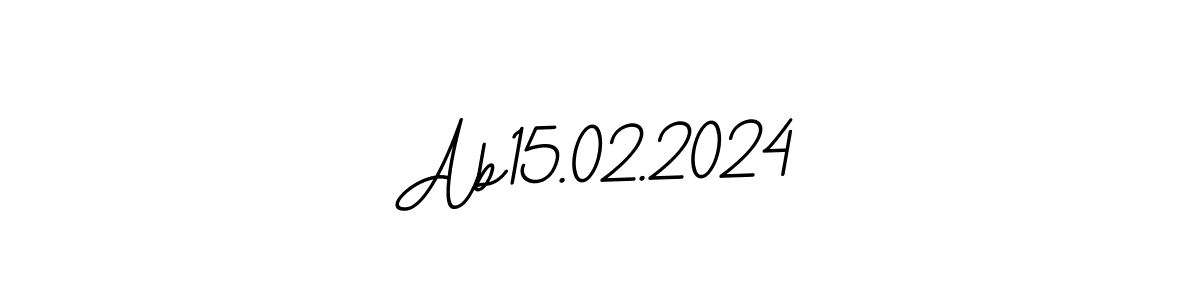 Similarly BallpointsItalic-DORy9 is the best handwritten signature design. Signature creator online .You can use it as an online autograph creator for name Ab15.02.2024. Ab15.02.2024 signature style 11 images and pictures png