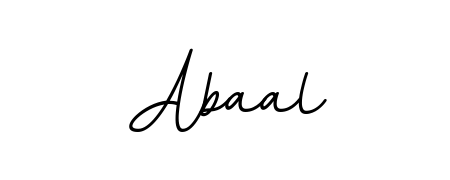 Use a signature maker to create a handwritten signature online. With this signature software, you can design (BallpointsItalic-DORy9) your own signature for name Abaal. Abaal signature style 11 images and pictures png