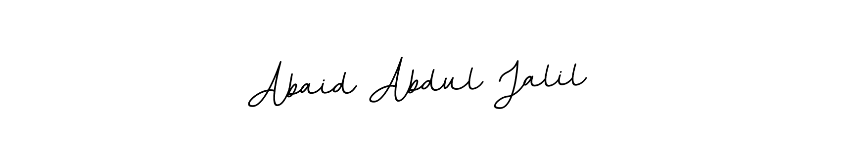 Design your own signature with our free online signature maker. With this signature software, you can create a handwritten (BallpointsItalic-DORy9) signature for name Abaid Abdul Jalil. Abaid Abdul Jalil signature style 11 images and pictures png