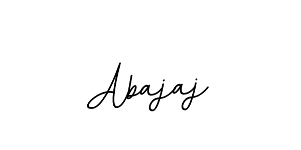 Use a signature maker to create a handwritten signature online. With this signature software, you can design (BallpointsItalic-DORy9) your own signature for name Abajaj. Abajaj signature style 11 images and pictures png