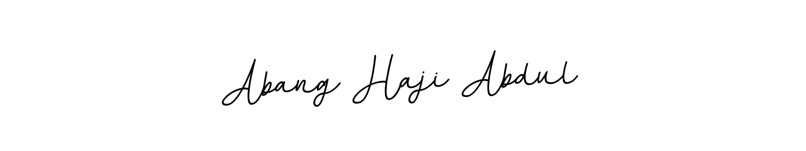 Create a beautiful signature design for name Abang Haji Abdul. With this signature (BallpointsItalic-DORy9) fonts, you can make a handwritten signature for free. Abang Haji Abdul signature style 11 images and pictures png