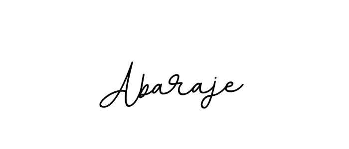 How to make Abaraje name signature. Use BallpointsItalic-DORy9 style for creating short signs online. This is the latest handwritten sign. Abaraje signature style 11 images and pictures png