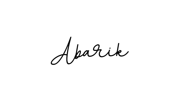 Make a beautiful signature design for name Abarik. With this signature (BallpointsItalic-DORy9) style, you can create a handwritten signature for free. Abarik signature style 11 images and pictures png