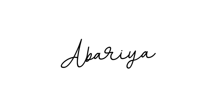 You should practise on your own different ways (BallpointsItalic-DORy9) to write your name (Abariya) in signature. don't let someone else do it for you. Abariya signature style 11 images and pictures png