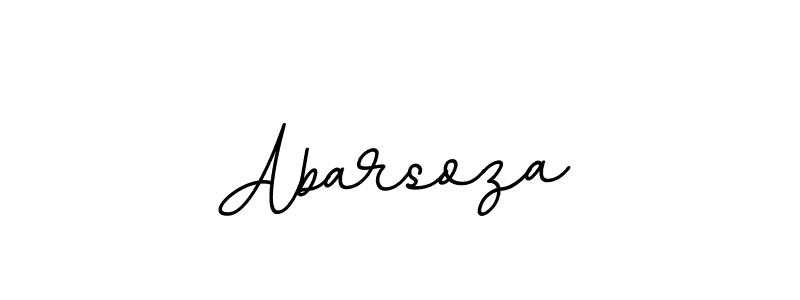 Design your own signature with our free online signature maker. With this signature software, you can create a handwritten (BallpointsItalic-DORy9) signature for name Abarsoza. Abarsoza signature style 11 images and pictures png