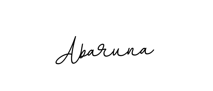 Make a beautiful signature design for name Abaruna. With this signature (BallpointsItalic-DORy9) style, you can create a handwritten signature for free. Abaruna signature style 11 images and pictures png