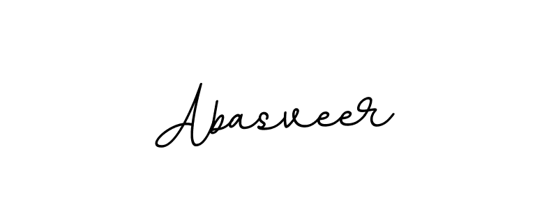 How to make Abasveer name signature. Use BallpointsItalic-DORy9 style for creating short signs online. This is the latest handwritten sign. Abasveer signature style 11 images and pictures png