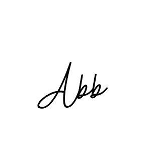 How to make Abb name signature. Use BallpointsItalic-DORy9 style for creating short signs online. This is the latest handwritten sign. Abb signature style 11 images and pictures png