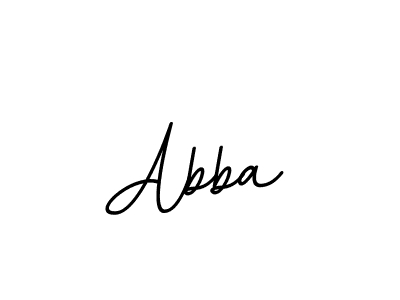 How to make Abba name signature. Use BallpointsItalic-DORy9 style for creating short signs online. This is the latest handwritten sign. Abba signature style 11 images and pictures png