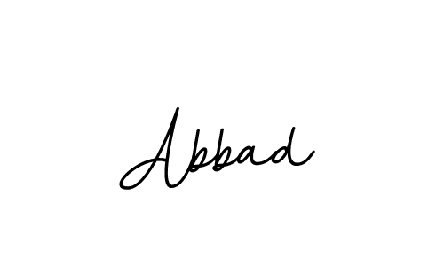 Use a signature maker to create a handwritten signature online. With this signature software, you can design (BallpointsItalic-DORy9) your own signature for name Abbad. Abbad signature style 11 images and pictures png