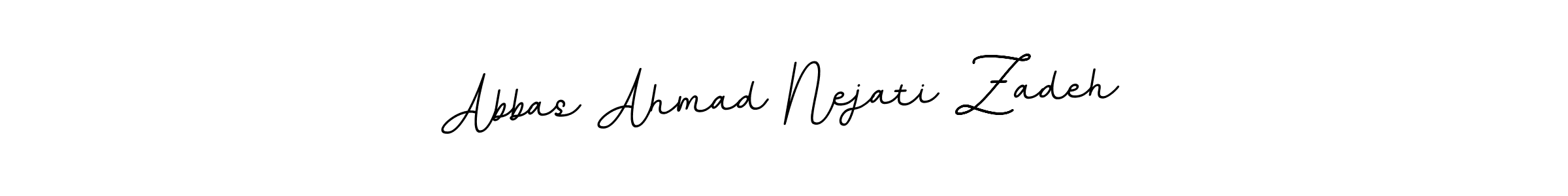 This is the best signature style for the Abbas Ahmad Nejati Zadeh name. Also you like these signature font (BallpointsItalic-DORy9). Mix name signature. Abbas Ahmad Nejati Zadeh signature style 11 images and pictures png