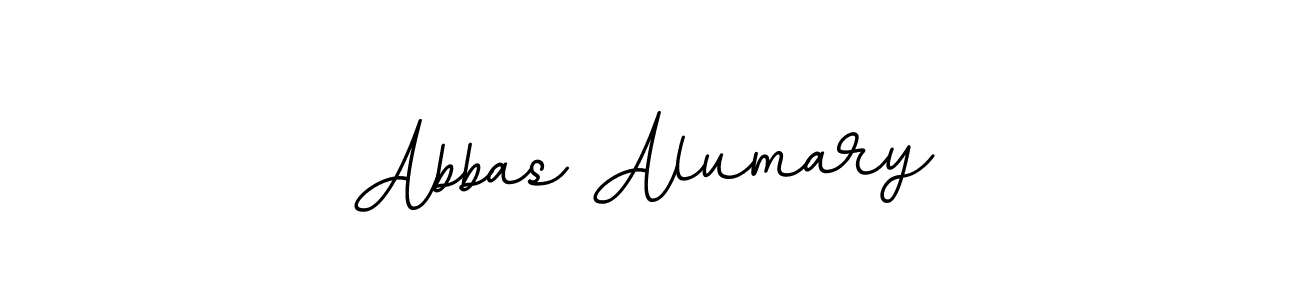 Abbas Alumary stylish signature style. Best Handwritten Sign (BallpointsItalic-DORy9) for my name. Handwritten Signature Collection Ideas for my name Abbas Alumary. Abbas Alumary signature style 11 images and pictures png