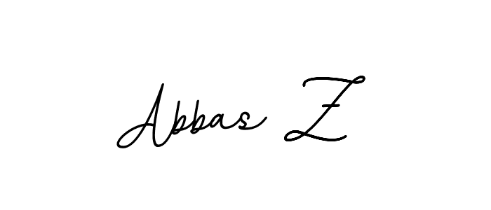 Abbas Z stylish signature style. Best Handwritten Sign (BallpointsItalic-DORy9) for my name. Handwritten Signature Collection Ideas for my name Abbas Z. Abbas Z signature style 11 images and pictures png