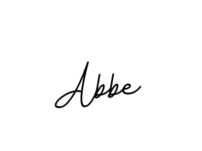 Design your own signature with our free online signature maker. With this signature software, you can create a handwritten (BallpointsItalic-DORy9) signature for name Abbe. Abbe signature style 11 images and pictures png