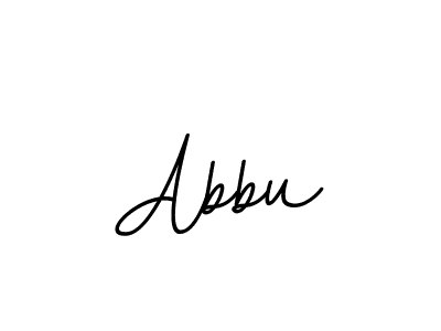Make a beautiful signature design for name Abbu. With this signature (BallpointsItalic-DORy9) style, you can create a handwritten signature for free. Abbu signature style 11 images and pictures png