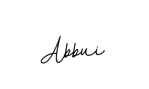 Design your own signature with our free online signature maker. With this signature software, you can create a handwritten (BallpointsItalic-DORy9) signature for name Abbui. Abbui signature style 11 images and pictures png