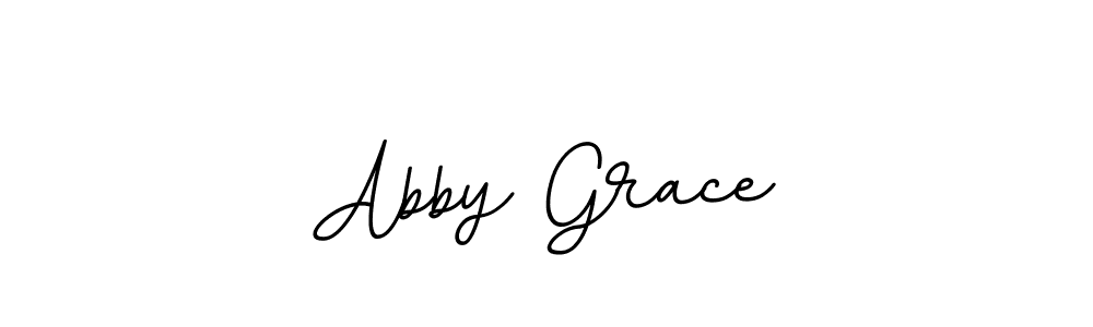 How to make Abby Grace name signature. Use BallpointsItalic-DORy9 style for creating short signs online. This is the latest handwritten sign. Abby Grace signature style 11 images and pictures png