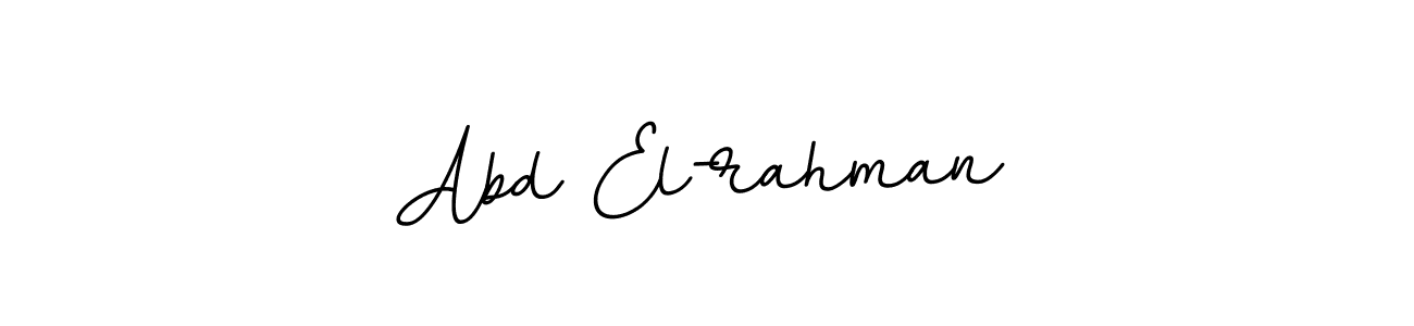 The best way (BallpointsItalic-DORy9) to make a short signature is to pick only two or three words in your name. The name Abd El-rahman include a total of six letters. For converting this name. Abd El-rahman signature style 11 images and pictures png