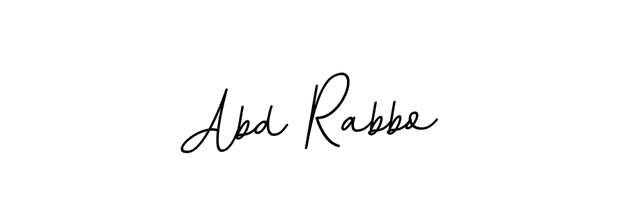 How to make Abd Rabbo name signature. Use BallpointsItalic-DORy9 style for creating short signs online. This is the latest handwritten sign. Abd Rabbo signature style 11 images and pictures png