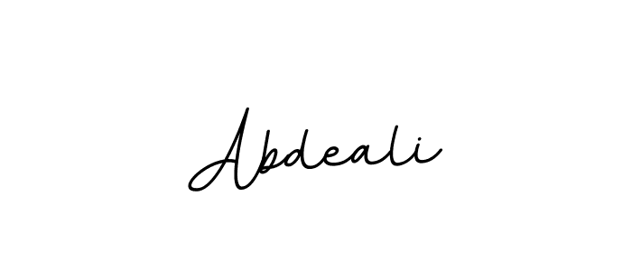 Make a beautiful signature design for name Abdeali. With this signature (BallpointsItalic-DORy9) style, you can create a handwritten signature for free. Abdeali signature style 11 images and pictures png