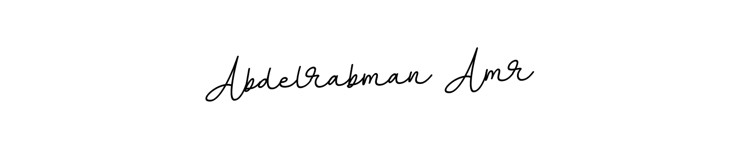 The best way (BallpointsItalic-DORy9) to make a short signature is to pick only two or three words in your name. The name Abdelrabman Amr include a total of six letters. For converting this name. Abdelrabman Amr signature style 11 images and pictures png