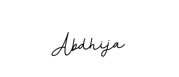 Use a signature maker to create a handwritten signature online. With this signature software, you can design (BallpointsItalic-DORy9) your own signature for name Abdhija. Abdhija signature style 11 images and pictures png