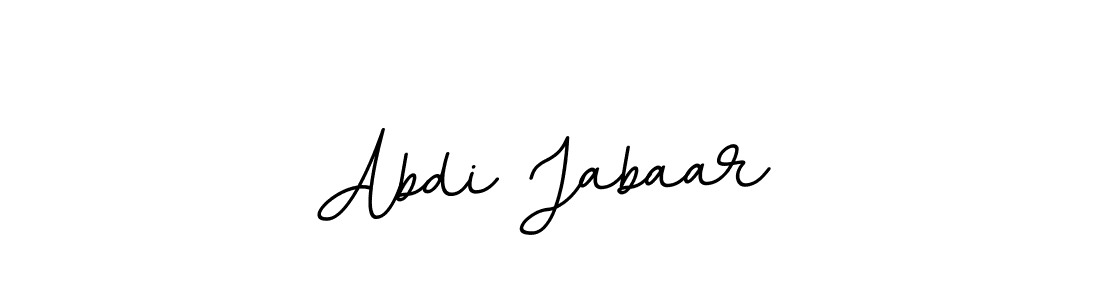 Design your own signature with our free online signature maker. With this signature software, you can create a handwritten (BallpointsItalic-DORy9) signature for name Abdi Jabaar. Abdi Jabaar signature style 11 images and pictures png