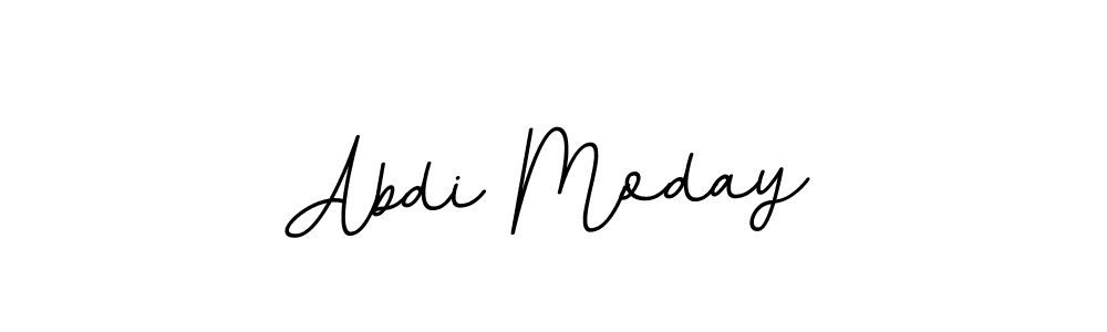 Use a signature maker to create a handwritten signature online. With this signature software, you can design (BallpointsItalic-DORy9) your own signature for name Abdi Moday. Abdi Moday signature style 11 images and pictures png