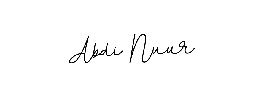The best way (BallpointsItalic-DORy9) to make a short signature is to pick only two or three words in your name. The name Abdi Nuur include a total of six letters. For converting this name. Abdi Nuur signature style 11 images and pictures png