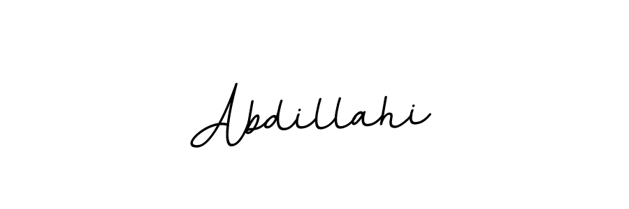 Abdillahi stylish signature style. Best Handwritten Sign (BallpointsItalic-DORy9) for my name. Handwritten Signature Collection Ideas for my name Abdillahi. Abdillahi signature style 11 images and pictures png