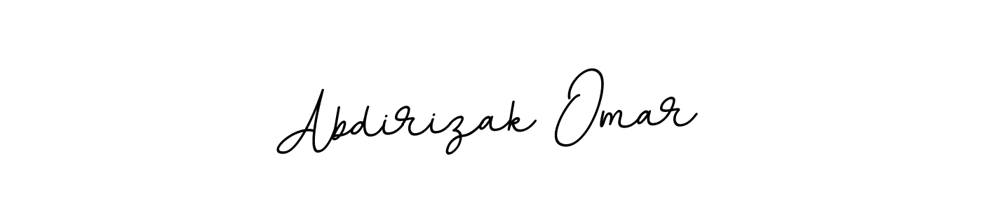 The best way (BallpointsItalic-DORy9) to make a short signature is to pick only two or three words in your name. The name Abdirizak Omar include a total of six letters. For converting this name. Abdirizak Omar signature style 11 images and pictures png