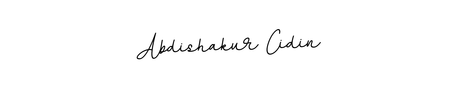 Create a beautiful signature design for name Abdishakur Cidin. With this signature (BallpointsItalic-DORy9) fonts, you can make a handwritten signature for free. Abdishakur Cidin signature style 11 images and pictures png