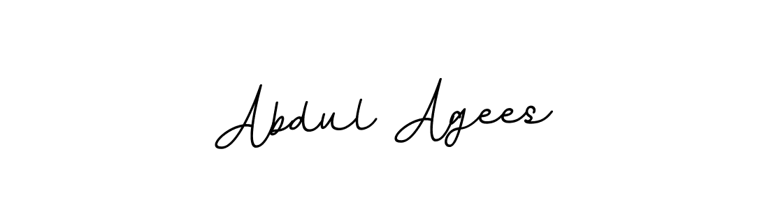 How to make Abdul Agees name signature. Use BallpointsItalic-DORy9 style for creating short signs online. This is the latest handwritten sign. Abdul Agees signature style 11 images and pictures png