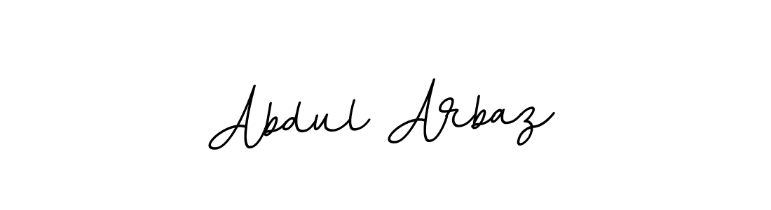 Use a signature maker to create a handwritten signature online. With this signature software, you can design (BallpointsItalic-DORy9) your own signature for name Abdul Arbaz. Abdul Arbaz signature style 11 images and pictures png