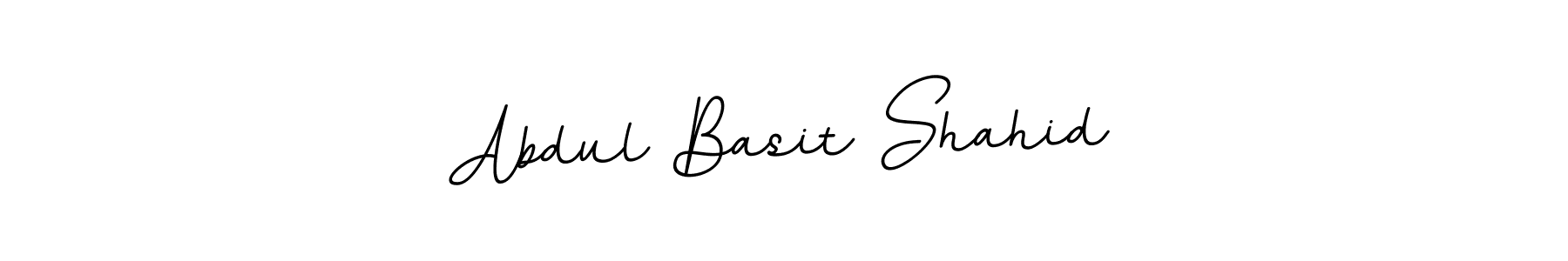 How to make Abdul Basit Shahid name signature. Use BallpointsItalic-DORy9 style for creating short signs online. This is the latest handwritten sign. Abdul Basit Shahid signature style 11 images and pictures png