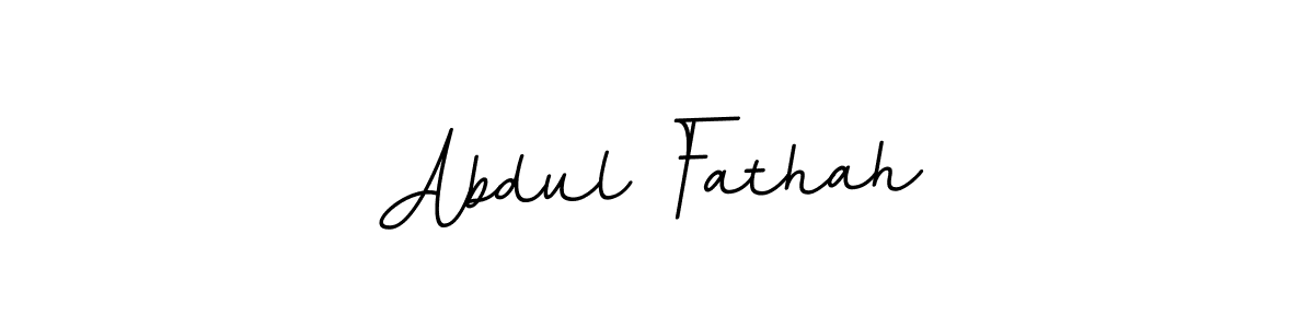 Design your own signature with our free online signature maker. With this signature software, you can create a handwritten (BallpointsItalic-DORy9) signature for name Abdul Fathah. Abdul Fathah signature style 11 images and pictures png