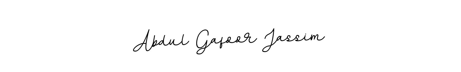 Make a beautiful signature design for name Abdul Gafoor Jassim. With this signature (BallpointsItalic-DORy9) style, you can create a handwritten signature for free. Abdul Gafoor Jassim signature style 11 images and pictures png