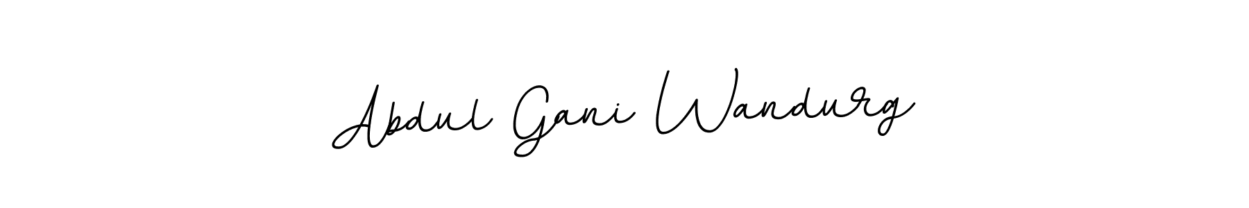 Make a beautiful signature design for name Abdul Gani Wandurg. Use this online signature maker to create a handwritten signature for free. Abdul Gani Wandurg signature style 11 images and pictures png