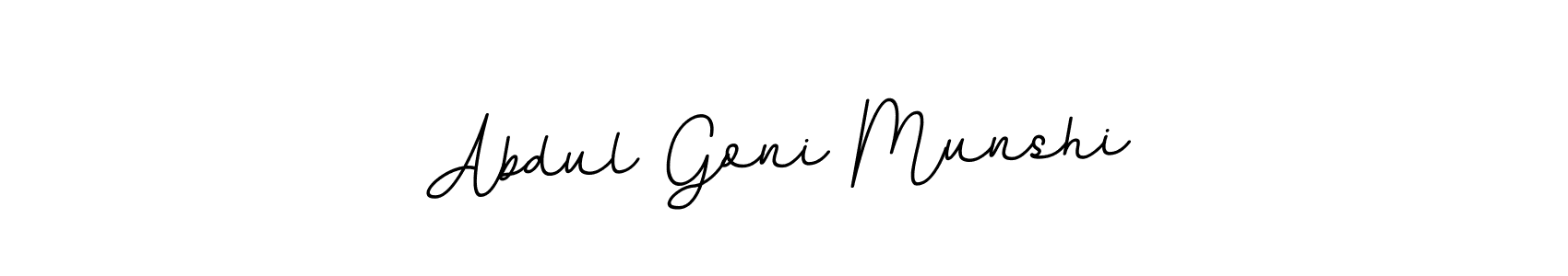 You should practise on your own different ways (BallpointsItalic-DORy9) to write your name (Abdul Goni Munshi) in signature. don't let someone else do it for you. Abdul Goni Munshi signature style 11 images and pictures png