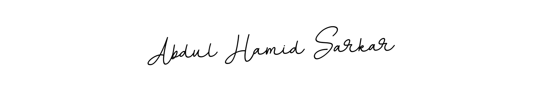 BallpointsItalic-DORy9 is a professional signature style that is perfect for those who want to add a touch of class to their signature. It is also a great choice for those who want to make their signature more unique. Get Abdul Hamid Sarkar name to fancy signature for free. Abdul Hamid Sarkar signature style 11 images and pictures png